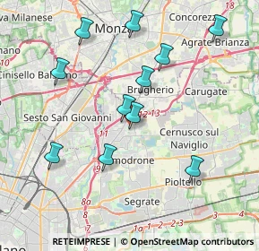 Mappa Via Arosio, 20093 Cologno Monzese MI, Italia (3.9)
