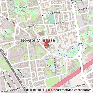 Mappa Via matteotti giacomo 5, 20026 Novate Milanese, Milano (Lombardia)