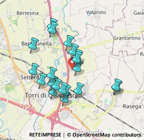 Mappa Via Montello, 36040 Torri di Quartesolo VI, Italia (1.612)