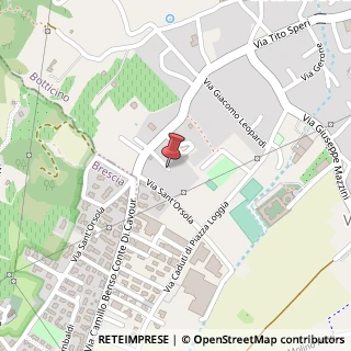Mappa Via cavour 167, 25082 Botticino, Brescia (Lombardia)