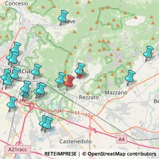 Mappa Via G. Mazzini, 25082 Botticino BS, Italia (5.975)