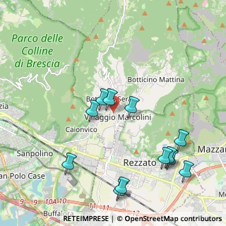 Mappa Via G. Mazzini, 25082 Botticino BS, Italia (2.28333)