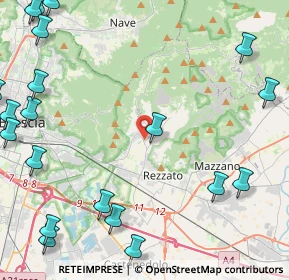 Mappa Via G. Mazzini, 25082 Botticino BS, Italia (6.671)
