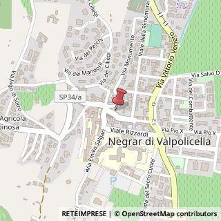 Mappa Piazza Roma, 480, 37024 Negrar, Verona (Veneto)