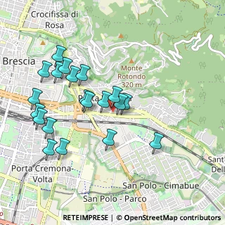 Mappa Viale del Piave, 25121 Brescia BS, Italia (0.9695)