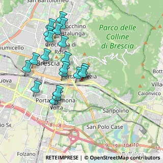 Mappa Viale del Piave, 25121 Brescia BS, Italia (1.9435)