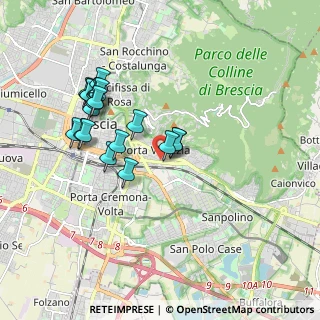 Mappa Viale del Piave, 25121 Brescia BS, Italia (1.7635)