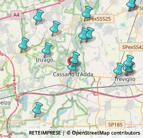 Mappa Via Tornaghi Alfredo, 20062 Cassano d'Adda MI, Italia (4.89375)