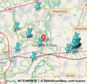 Mappa Via Tornaghi Alfredo, 20062 Cassano d'Adda MI, Italia (4.993)