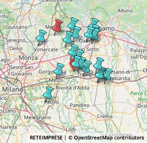 Mappa Via Tornaghi Alfredo, 20062 Cassano d'Adda MI, Italia (10.953)