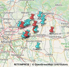 Mappa Via Tornaghi Alfredo, 20062 Cassano d'Adda MI, Italia (10.1905)