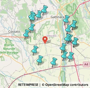 Mappa SP Rovasenda-Ghislarengo, 13040 Rovasenda VC (8.4665)