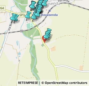 Mappa SP Rovasenda-Ghislarengo, 13040 Rovasenda VC, Italia (0.62143)