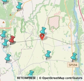 Mappa SP Rovasenda-Ghislarengo, 13040 Rovasenda VC (6.5825)