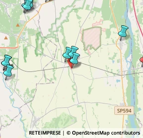 Mappa SP Rovasenda-Ghislarengo, 13040 Rovasenda VC (6.726)