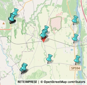Mappa SP Rovasenda-Ghislarengo, 13040 Rovasenda VC (5.3245)
