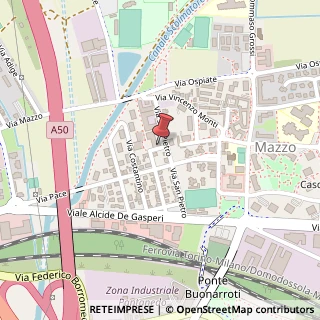 Mappa Via San Pietro, 16, 20017 Rho, Milano (Lombardia)