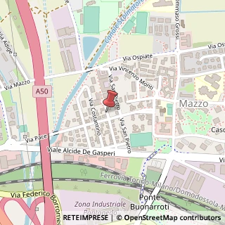 Mappa Via Don Virgilio Sioli, 2, 20017 Rho, Milano (Lombardia)