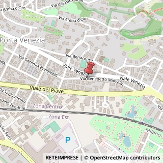Mappa Via Benedetto Marcello,  20, 25123 Brescia, Brescia (Lombardia)