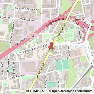 Mappa Corso Roma,  113, 20093 Cologno Monzese, Milano (Lombardia)