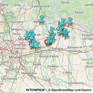 Mappa Via Pastore, 20056 Inzago MI, Italia (11.74368)