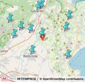 Mappa 25080 Calvagese della Riviera BS, Italia (4.65091)