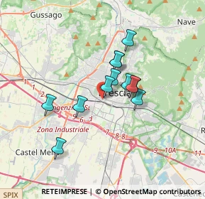 Mappa Cc Frecciarossa, 25126 Brescia BS, Italia (2.515)