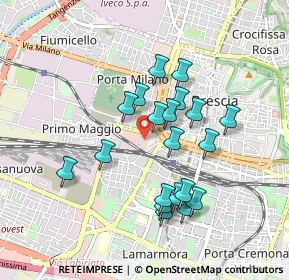 Mappa Cc Frecciarossa, 25126 Brescia BS, Italia (0.801)