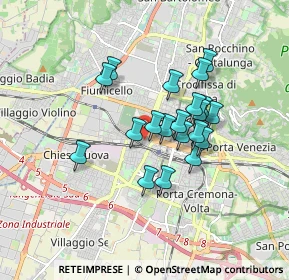 Mappa Cc Frecciarossa, 25126 Brescia BS, Italia (1.3405)