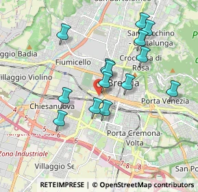 Mappa Cc Frecciarossa, 25126 Brescia BS, Italia (1.64786)