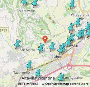 Mappa Via Alessandro Manzoni, 36051 Creazzo VI, Italia (2.715)