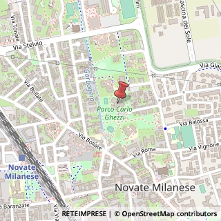 Mappa Via E de Amicis, 2, 20026 Novate Milanese, Milano (Lombardia)