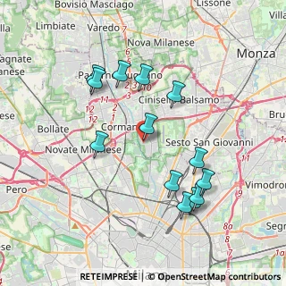 Mappa Vicolo Alessandro Manzoni, 20091 Bresso MI, Italia (3.72615)