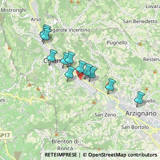 Mappa Via 36072 vi, 36072 Chiampo VI, Italia (1.58833)