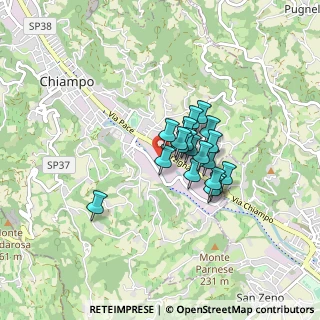 Mappa Via 36072 vi, 36072 Chiampo VI, Italia (0.55474)