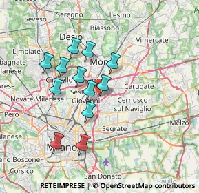 Mappa Via Siviglia, 20093 Cologno Monzese MI, Italia (6.04917)