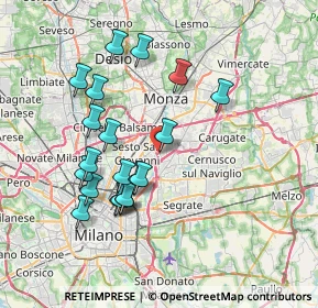 Mappa Via Siviglia, 20093 Cologno Monzese MI, Italia (7.0945)
