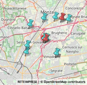 Mappa Via Siviglia, 20093 Cologno Monzese MI, Italia (3.14)