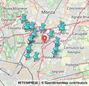 Mappa Via Siviglia, 20093 Cologno Monzese MI, Italia (3.06471)