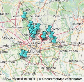 Mappa Via Siviglia, 20093 Cologno Monzese MI, Italia (10.2525)
