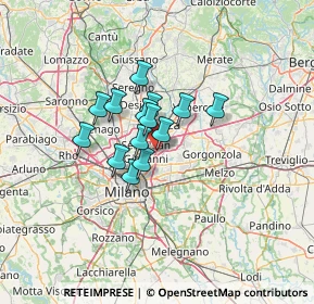 Mappa Via Siviglia, 20093 Cologno Monzese MI, Italia (8.31143)