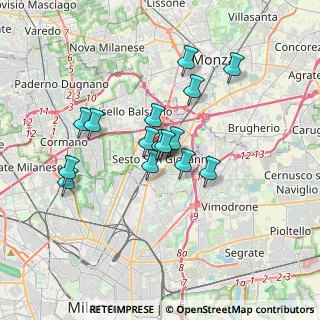 Mappa 6 ang, 20099 Sesto San Giovanni MI (2.75733)