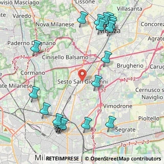Mappa , 20099 Sesto San Giovanni MI, Italia (5.3895)
