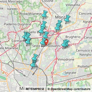Mappa , 20099 Sesto San Giovanni MI, Italia (3.48938)