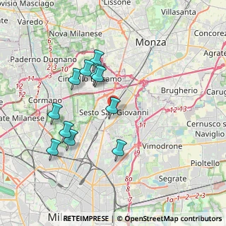 Mappa , 20099 Sesto San Giovanni MI, Italia (3.57364)
