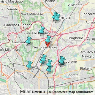 Mappa , 20099 Sesto San Giovanni MI, Italia (3.85571)