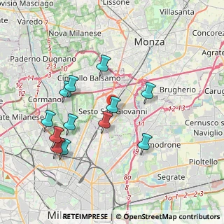 Mappa , 20099 Sesto San Giovanni MI, Italia (3.75083)