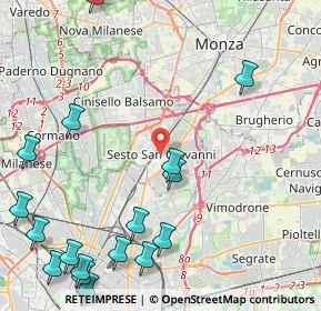 Mappa , 20099 Sesto San Giovanni MI, Italia (6.409)