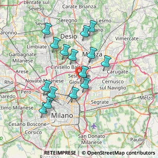 Mappa , 20099 Sesto San Giovanni MI, Italia (6.92933)