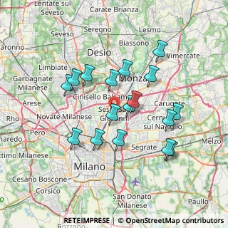 Mappa , 20099 Sesto San Giovanni MI, Italia (6.53706)
